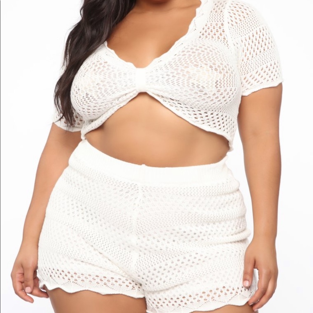 White two piece